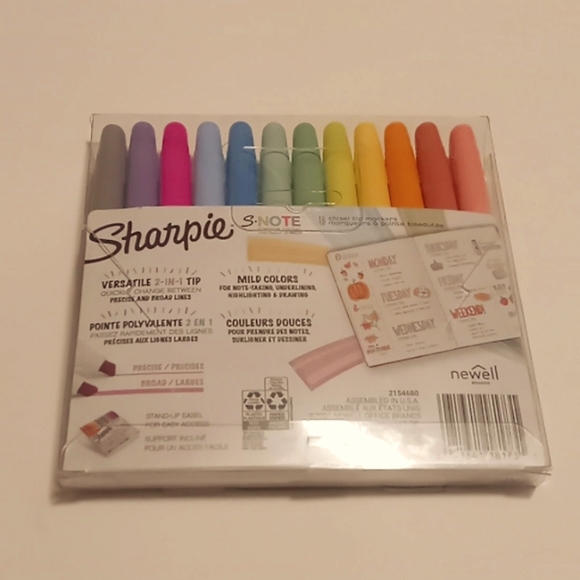 Sharpie S.Note 12 Chisel tip. - Picture 2 of 2